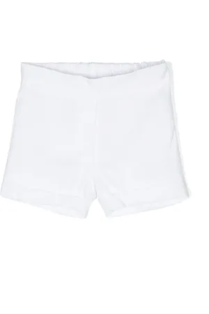 SIOLA Short en lin à taille élastiquée