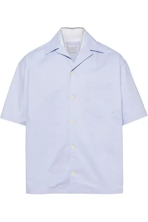 Kolor T-shirt à col cubain