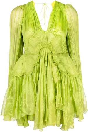 MARIA LUCIA HOHAN Robe Alara courte à volants