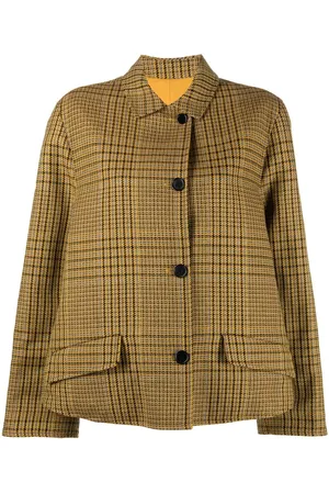 Aspesi Veste boutonnée à carreaux