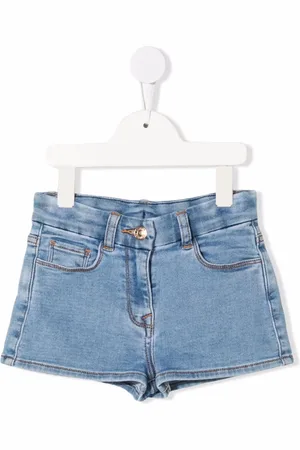 Chiara Ferragni Short en jean à détail de patch