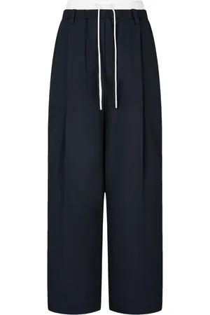 Studio Tomboy Pantalon à détail plissé