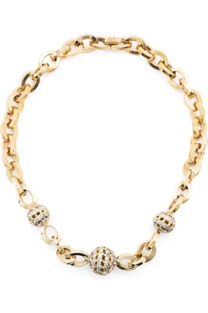VALENTINO GARAVANI Collier à ornements en cristal (années 1980)