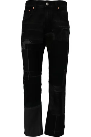 JUNYA WATANABE Jean court à design patchwork
