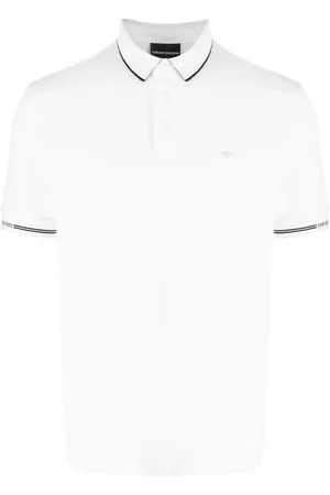 Emporio Armani Polo en coton à logo brodé