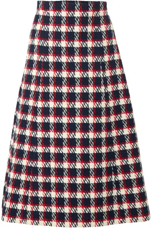 Carolina Herrera Jupe trapèze en tweed