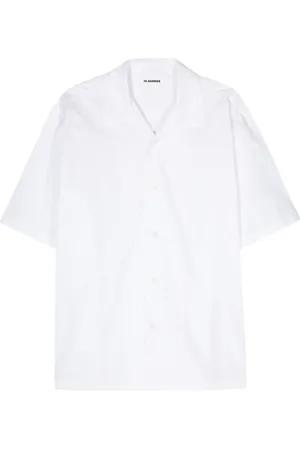 Jil Sander Chemise en popeline à col italien