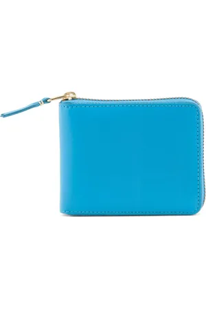 Comme des Garçons Blue Leather Wallet