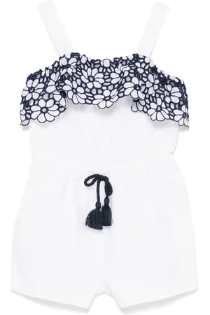 PATACHOU Combishort à fleurs brodées