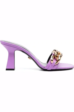 VERSACE Sandales à détail de chaîne