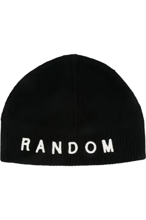 Random Identities Bonnet en laine mélangée à logo brodé