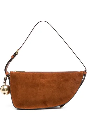 Burberry Petit sac porté épaule Shield en daim