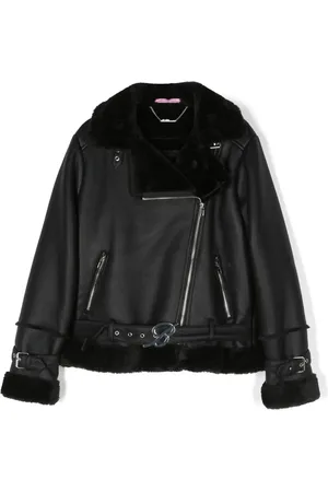 MISS BLUMARINE Veste zippée à plaque logo