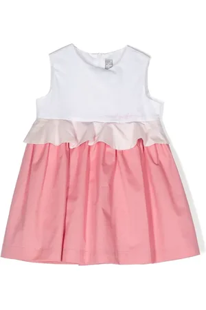 Il gufo Robe colour block à volants