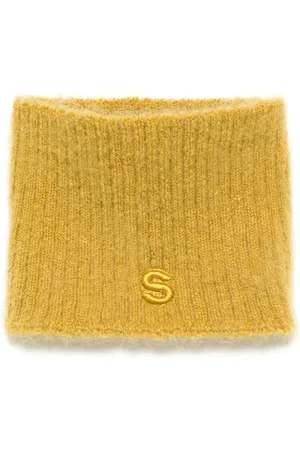 SACAI écharpe à logo brodé