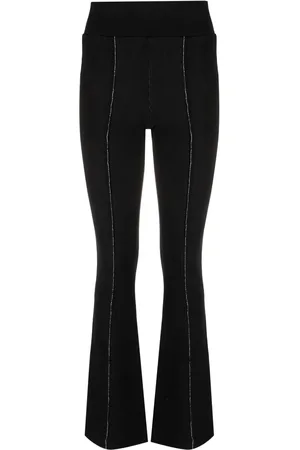 THOM KROM Pantalon évasé à coutures contrastantes