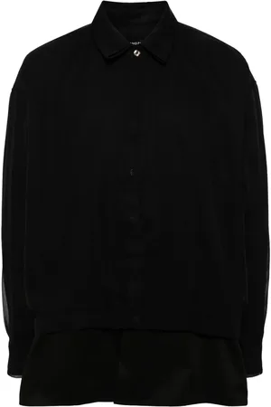 SONGZIO Chemise en coton à boutonnière