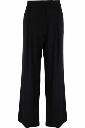 Emporio Armani Pantalon ample à taille haute