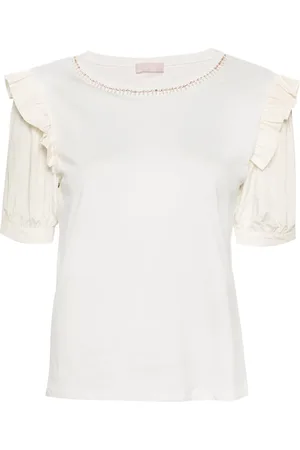 Liu Jo T-shirt volanté à ornements strassés