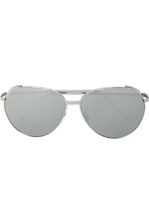 Linda Farrow Lunettes de soleil à monture aviateur