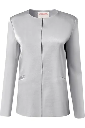 Alejandra Alonso Rojas Veste cintrée en satin