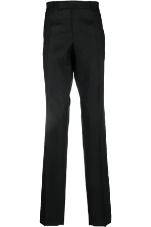 VERSACE Pantalon droit à logo La Greca