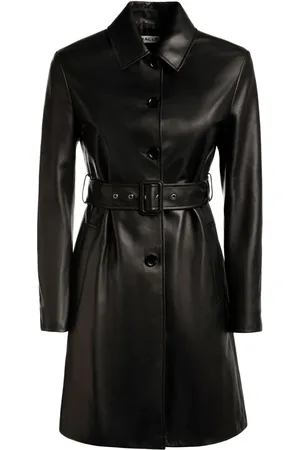Bally Manteau en cuir nappa