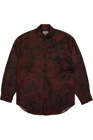 YOHJI YAMAMOTO Chemise à imprimé graphique
