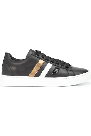 Madison.Maison Baskets 3 Stripe & Your Out en cuir