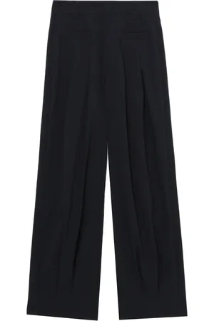 Izzue Pantalon ample à design plissé