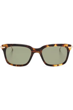 Thom Browne Lunettes de soleil à monture rectangulaire