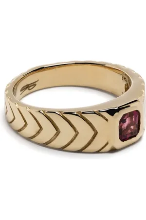 JACQUIE AICHE Bague en 14ct sertie de tourmaline