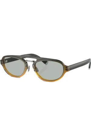 Brunello Cucinelli Lunettes de soleil à monture ovale