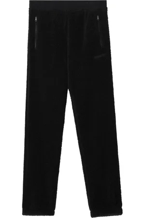 Burberry Pantalon de jogging en polaire à logo brodé