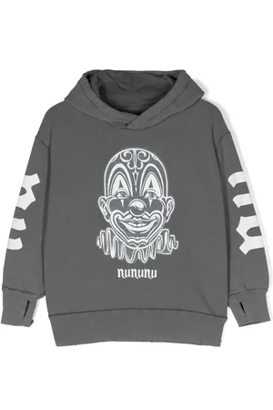 Nununu Hoodie en coton à imprimé graphique