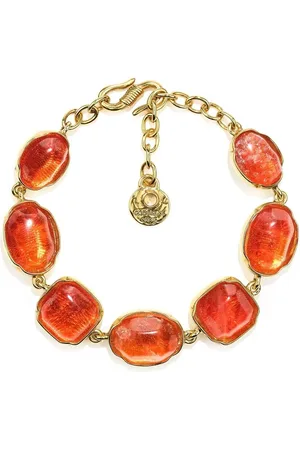 Goossens Bracelet Cabochons serti de quartz