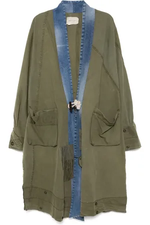 GREG LAUREN Manteau à empiècements