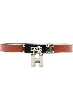 Hermès Bracelet Kelly Cadena Lock Bangle en cuir (1990-2024)