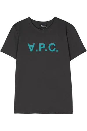 A.P.C. T-shirt en coton à logo imprimé