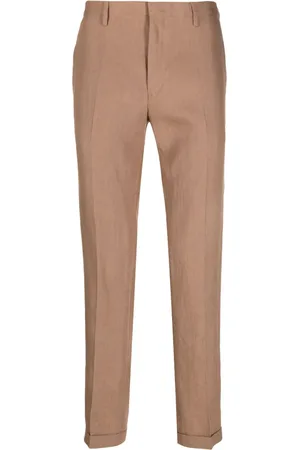 Paul Smith Pantalon en lin à plis marqués