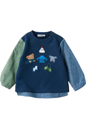 Familiar Sweat en coton à broderies