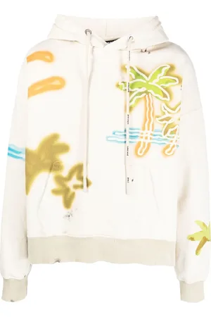 Palm Angels Hoodie à logo imprimé