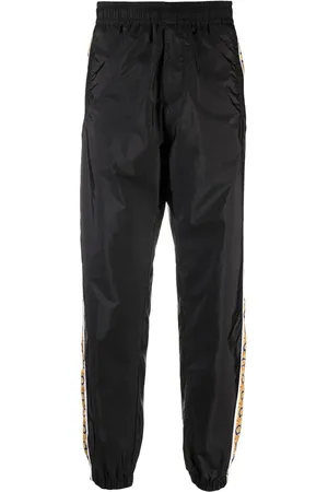 VERSACE Pantalon de jogging en taffetas à rayures