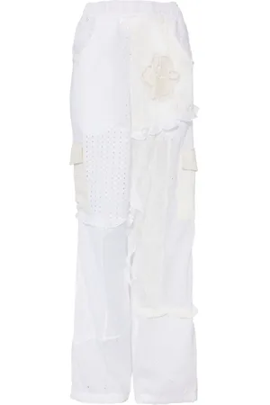 Cavia Pantalon cargo à broderies anglaises