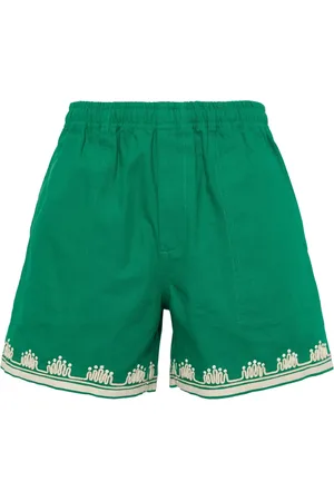 BODE Short en coton à broderies