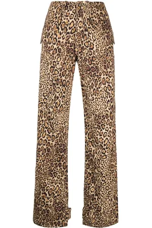 Etro Pantalon cargo à imprimé léopard