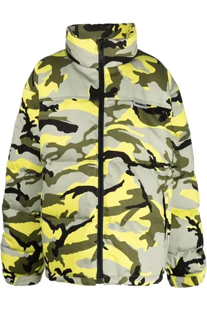 Vetements Doudoune à imprimé camouflage
