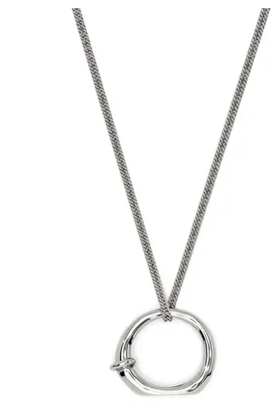 Jil Sander Collier à pendentif anneau