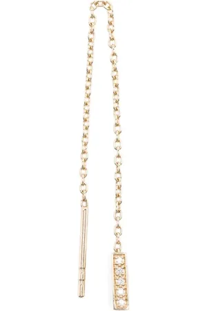 TOM WOOD Diamonds Sleek Ear Chain 64mm