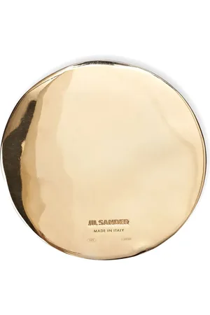 Jil Sander Bague polie à logo gravé